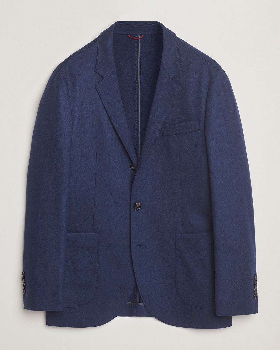 Herren | Sakkos | Brunello Cucinelli | Cashmere Jersey Blazer Navy