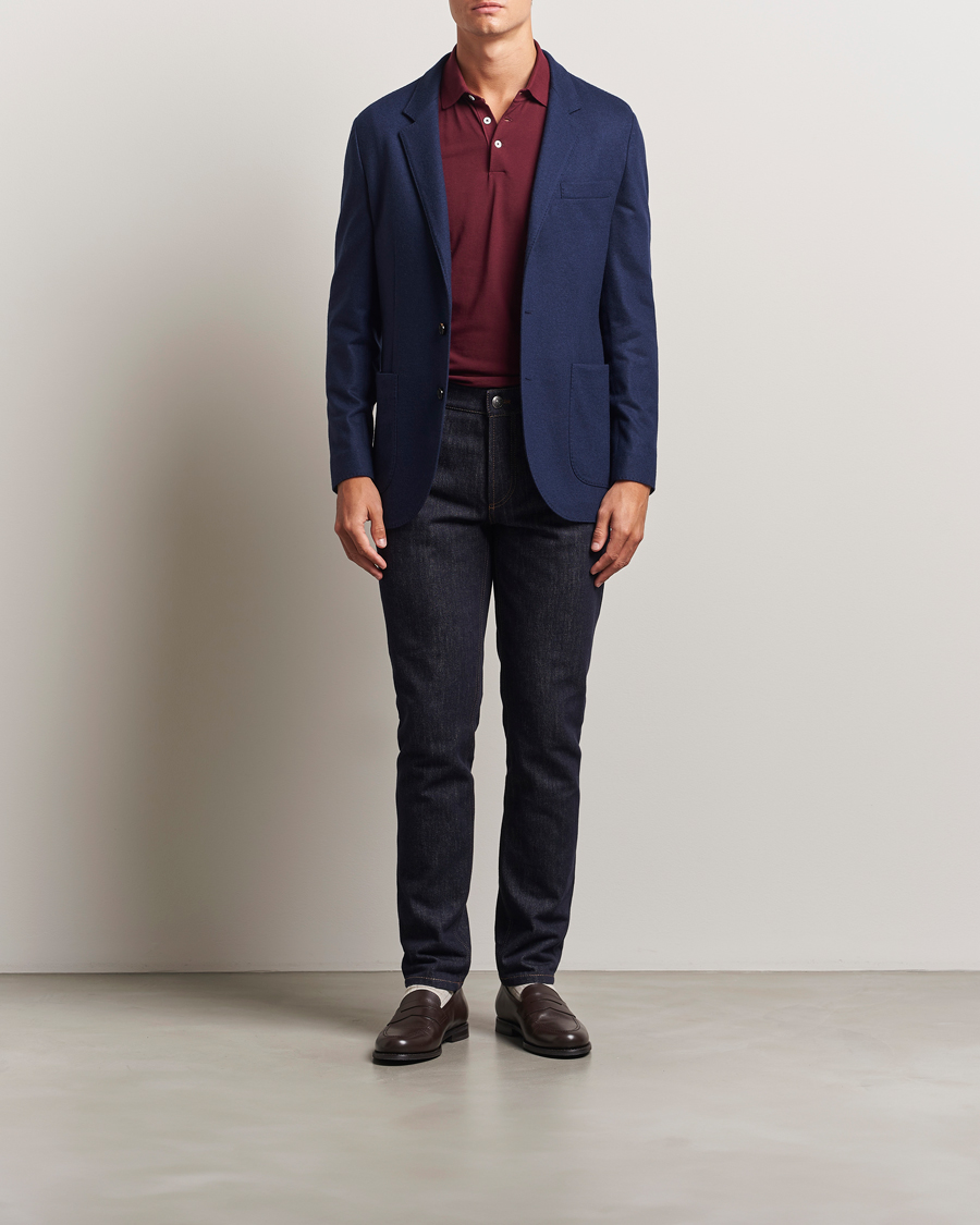 Herren | Sakkos | Brunello Cucinelli | Cashmere Jersey Blazer Navy