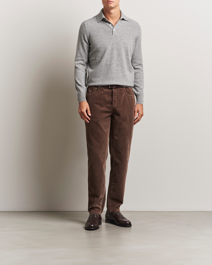 Herren | Hosen | Brunello Cucinelli | Leisure Fit Corduroy 5-Pocket Pants Taupe