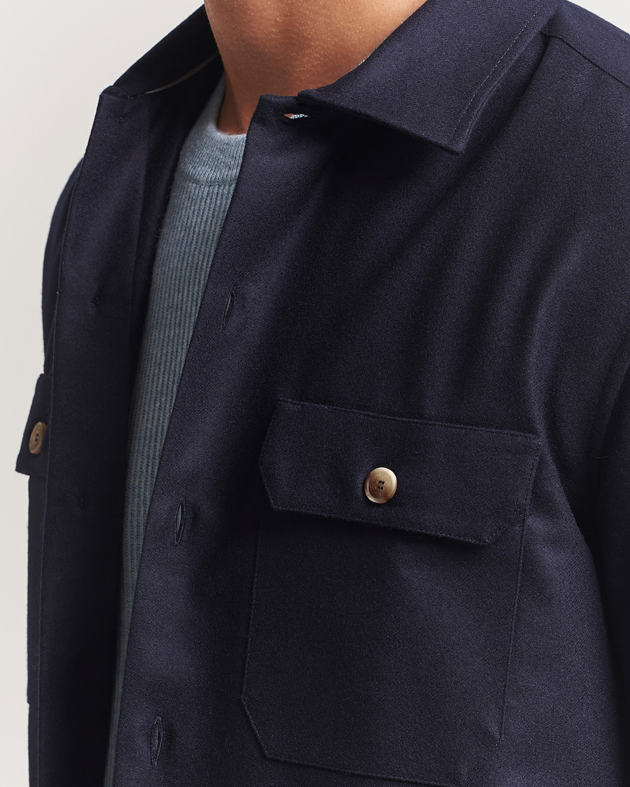 Herren | Jacken | Brunello Cucinelli | Double Pocket Overshirt Navy