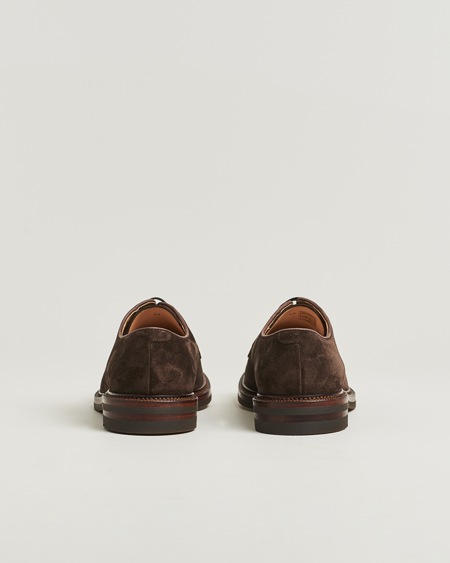 Herren | Derby | Brunello Cucinelli | Plain Toe Derby Dark Brown Suede
