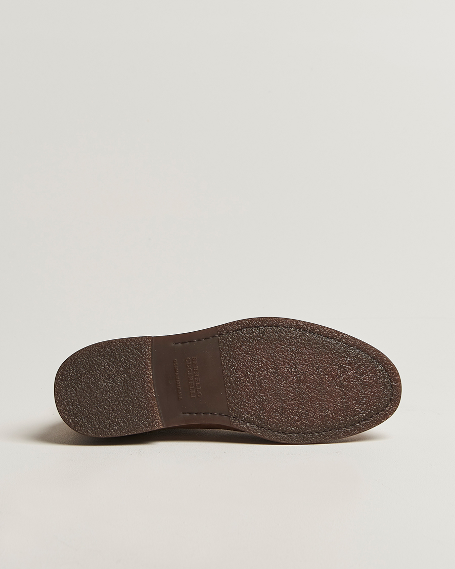 Herren | Boots | Brunello Cucinelli | Chelsea Boots Brown Suede