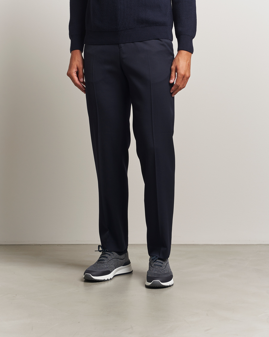 Herren | Sneaker | Brunello Cucinelli | Flannel Running Sneakers Navy