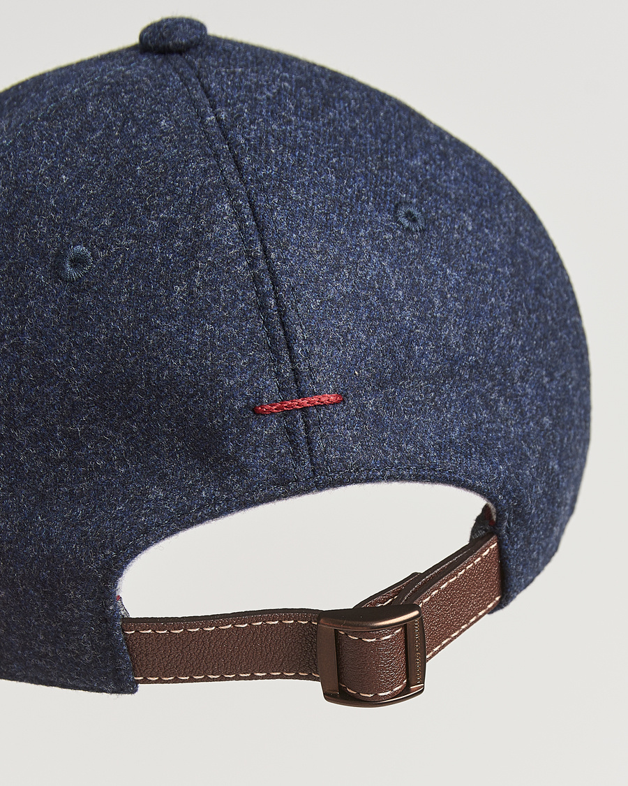 Herren | Brunello Cucinelli Flannel Cap Navy | Brunello Cucinelli | Flannel Cap Navy