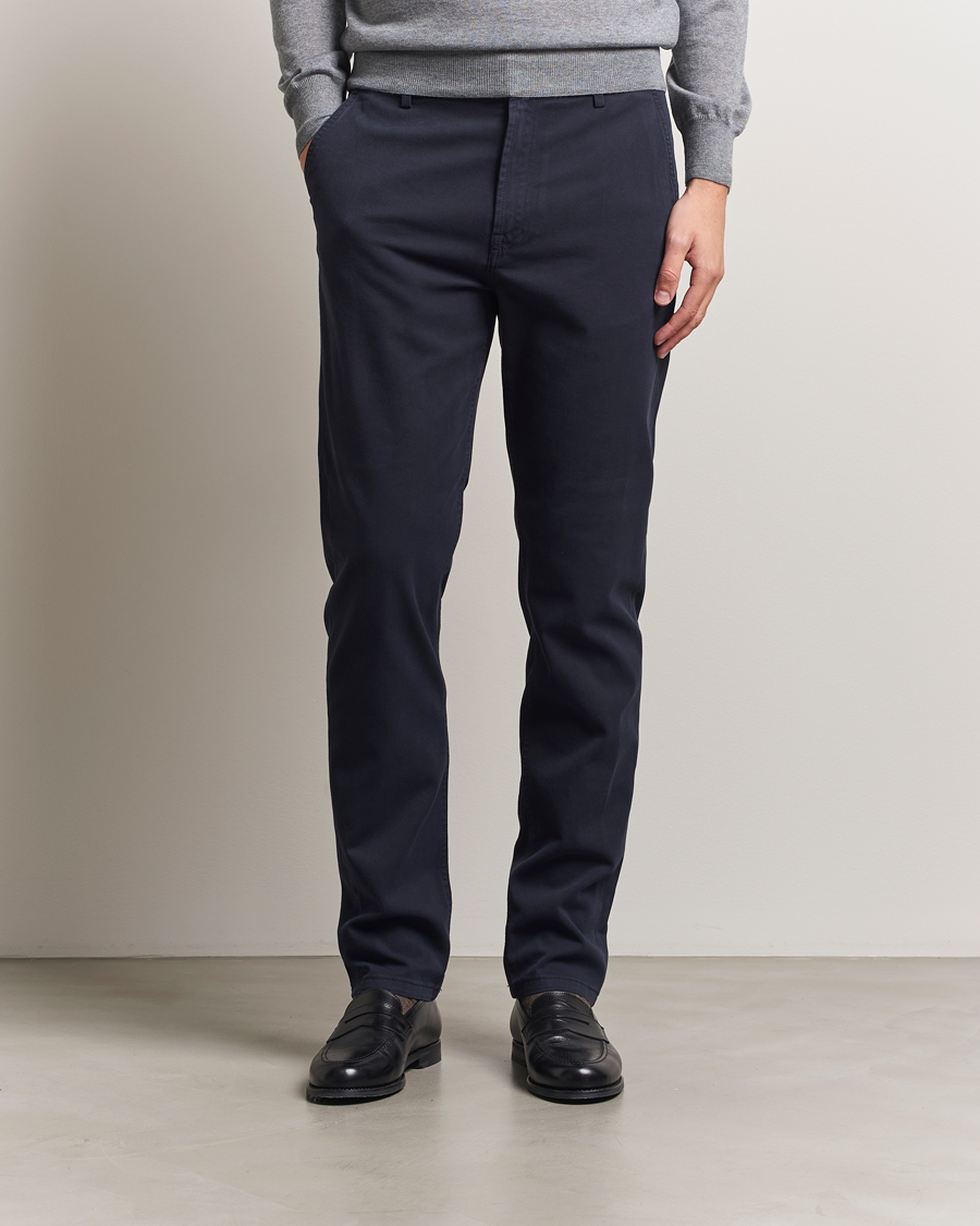 Herren | Hosen | Canali | Cotton Twill Chinos Navy