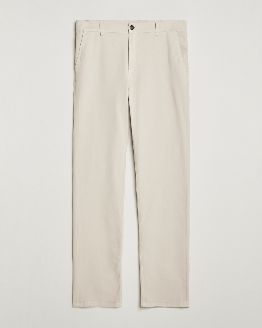 Herren | Hosen | Canali | Cotton Twill Chinos Light Beige