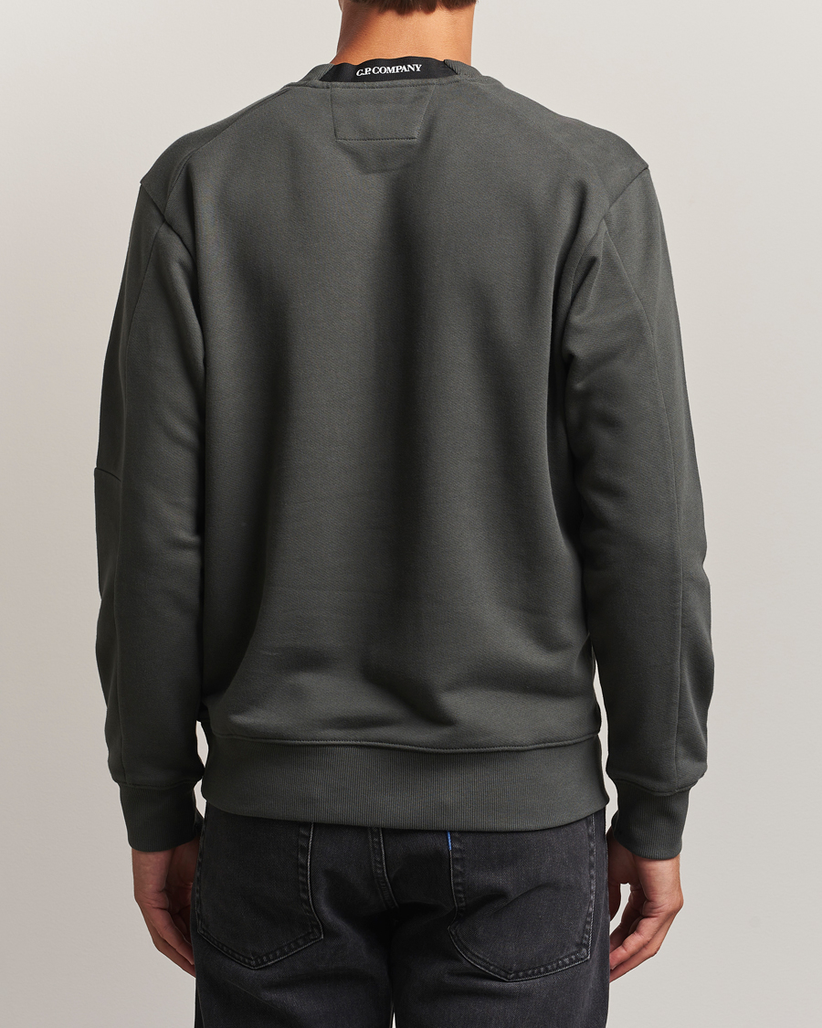 Herren | Pullover | C.P. Company | Diagonal Raised Fleece Lens Sweatshirt Grey