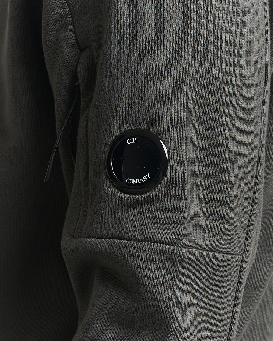 Herren | Pullover | C.P. Company | Diagonal Raised Fleece Lens Sweatshirt Grey