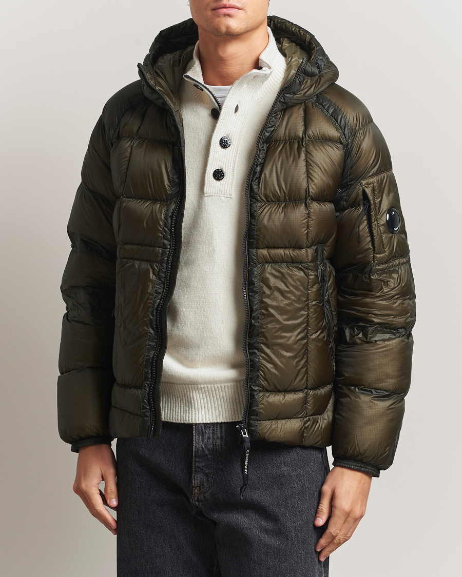 Herren | Jacken | C.P. Company | DD Shell Padded Hood Jacket Dark Green
