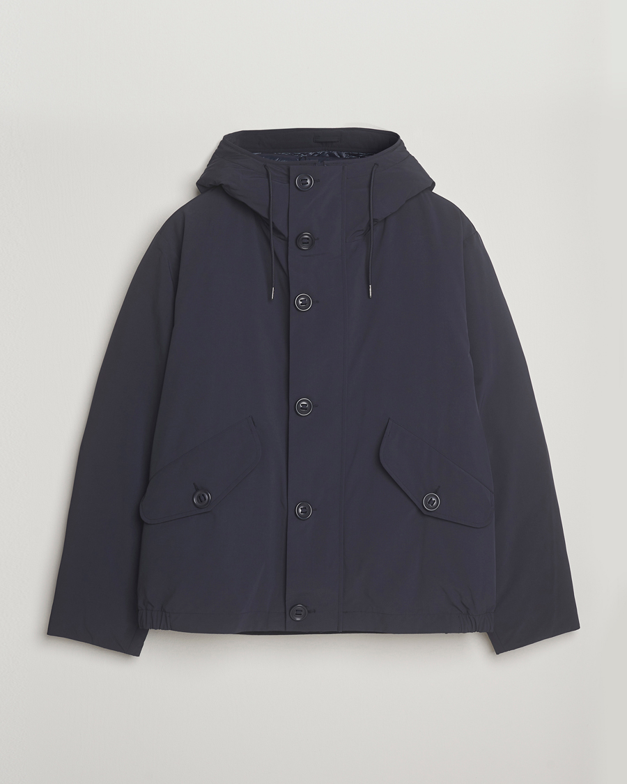 Herren | Jacken | C.P. Company | Micro M Recycled Padded Hood Jacket Navy