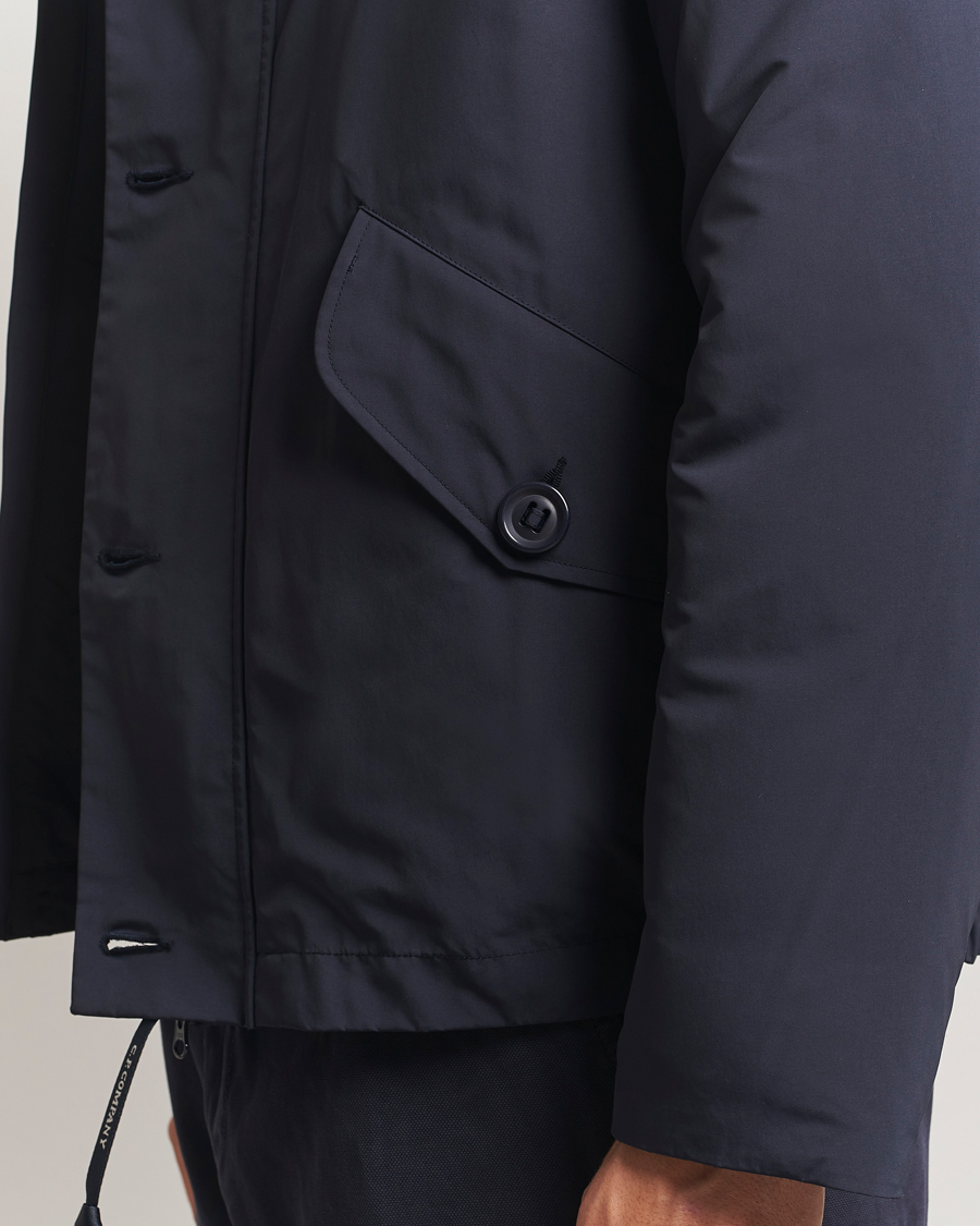 Herren | Jacken | C.P. Company | Micro M Recycled Padded Hood Jacket Navy