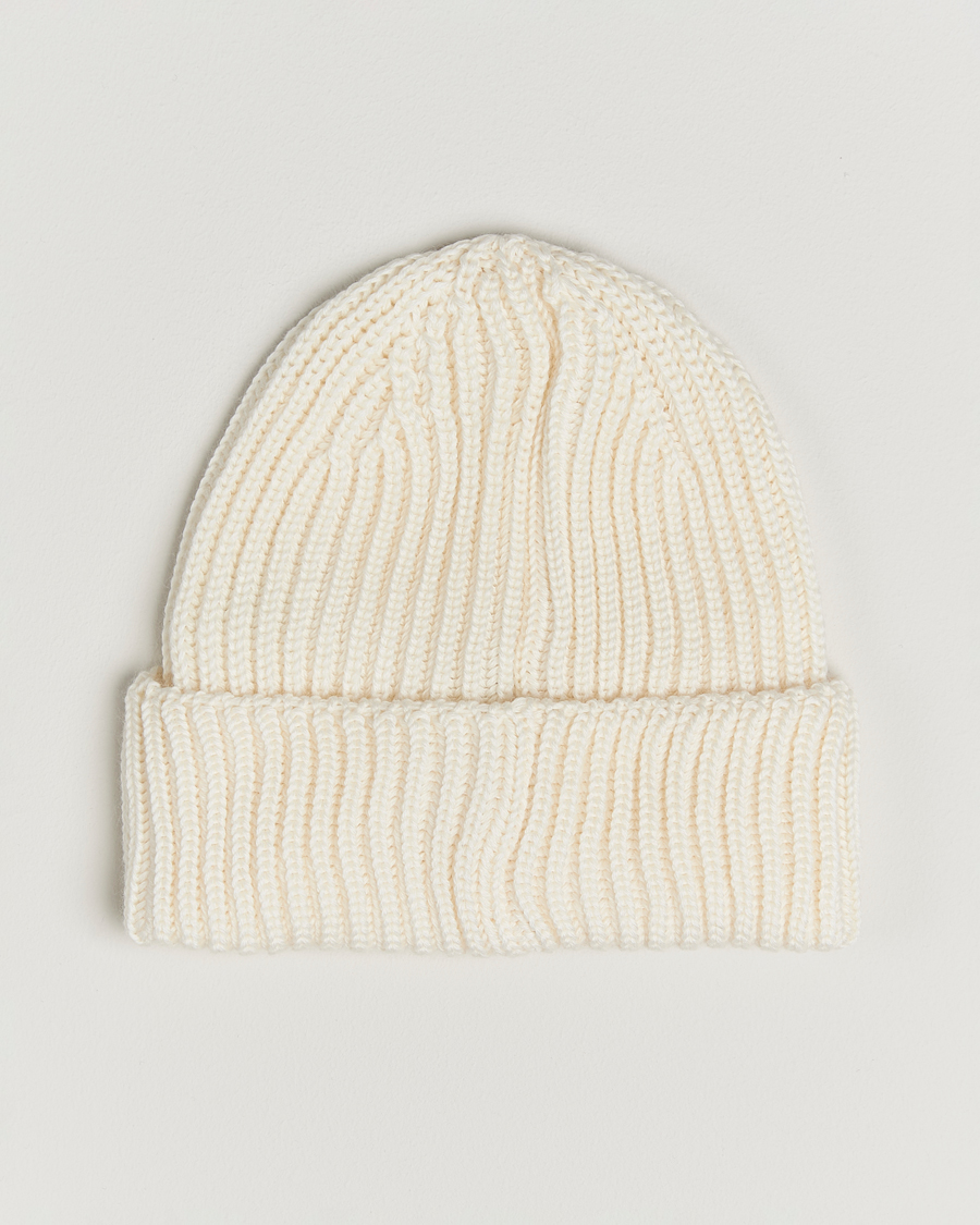 Herren | Mützen | C.P. Company | Knitted Merino Goggle Beanie White