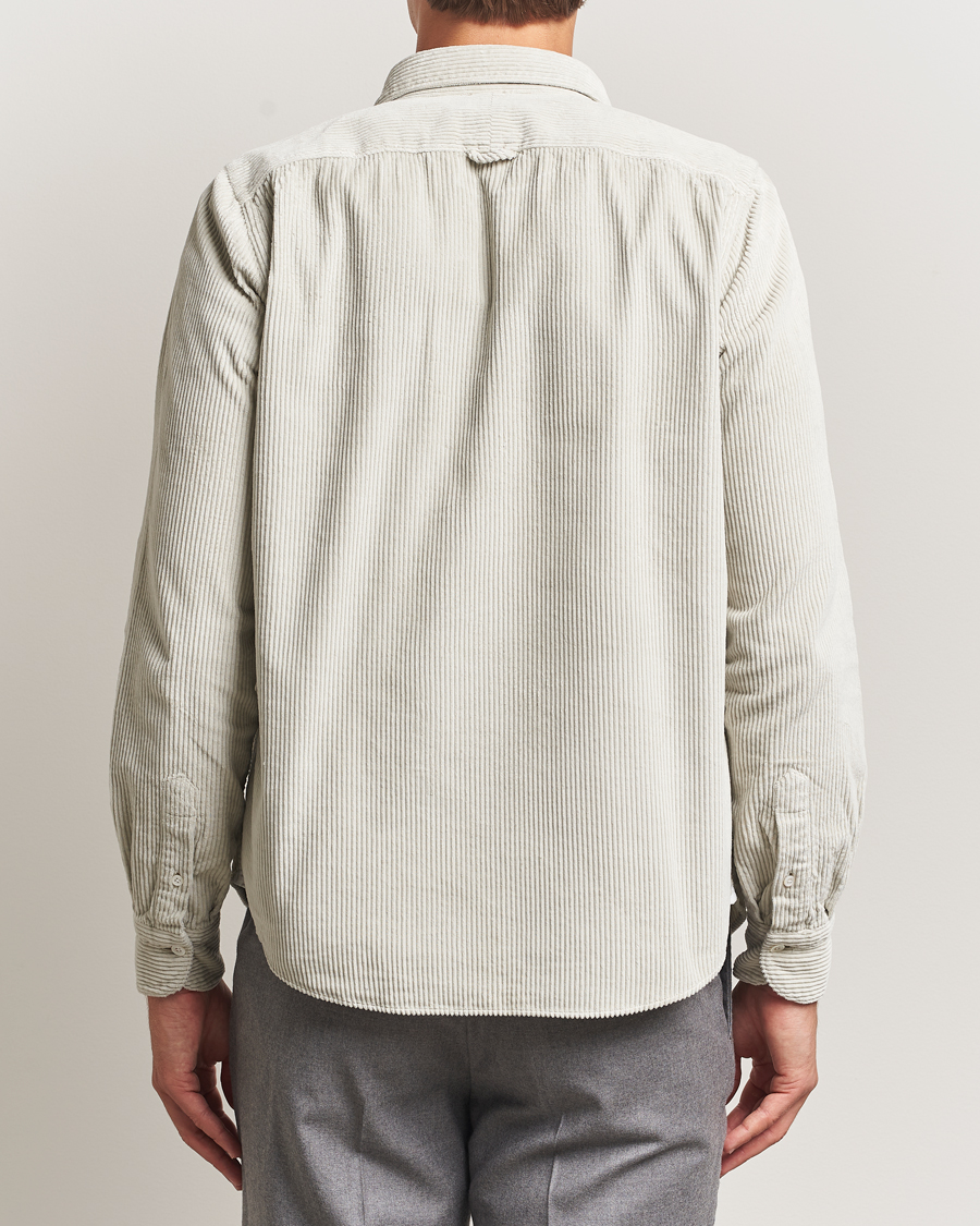Herren | Hemden | Finamore Napoli | Garment Dyed Corduroy Overshirt Beige