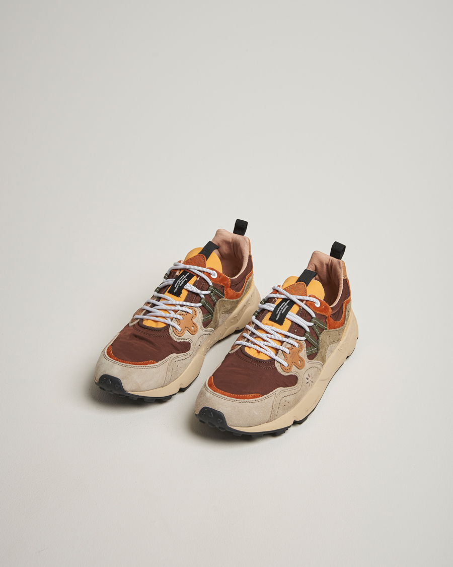 Herren | Sneaker | Flower Mountain | Yamano 3 Suede/Nylon Sneaker Olive