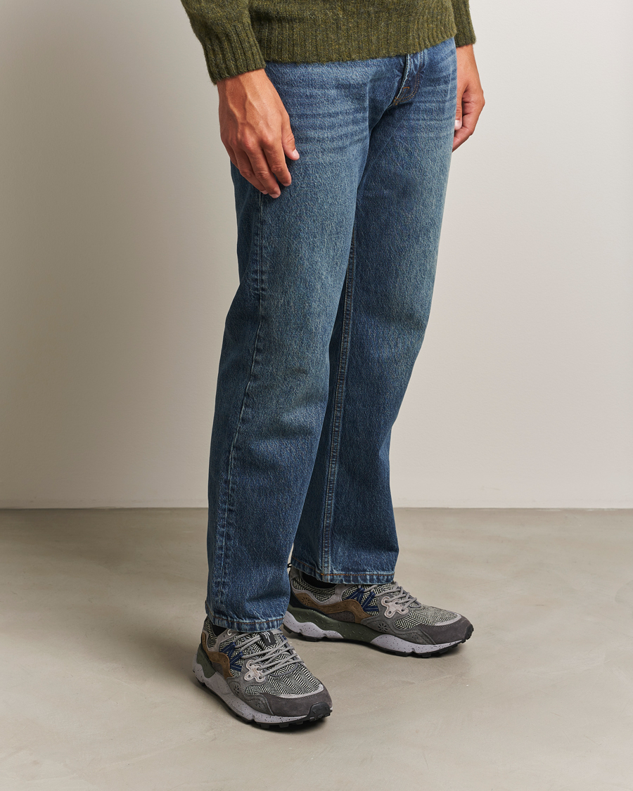 Herren | Sneaker | Flower Mountain | Yamano 3 Suede/Tweed Wool Sneaker Grey