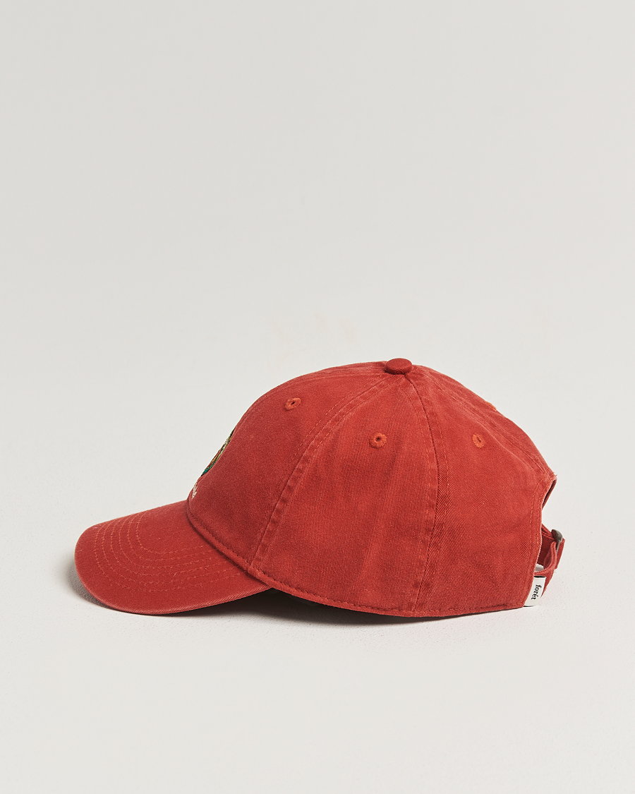 Herren | Forét Catch Washed Cap Red | Forét | Catch Washed Cap Red