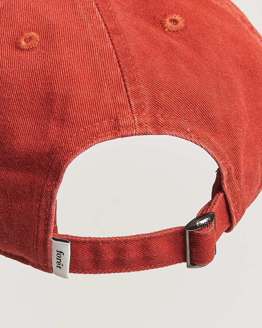 Herren | Forét Catch Washed Cap Red | Forét | Catch Washed Cap Red
