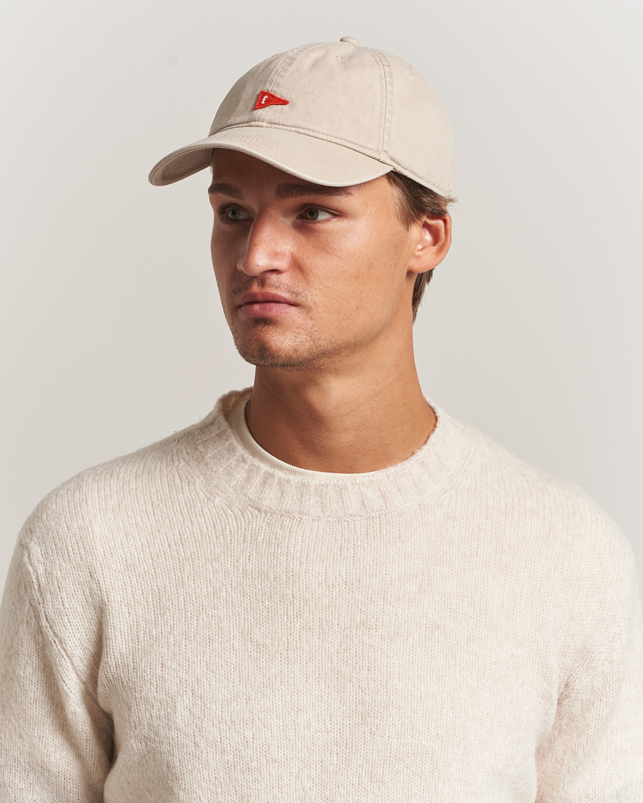 Herren | Forét Flag Washed Cap Khaki | Forét | Flag Washed Cap Khaki