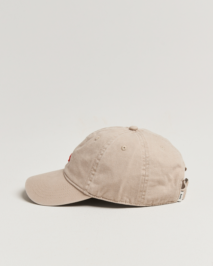 Herren | Forét Flag Washed Cap Khaki | Forét | Flag Washed Cap Khaki