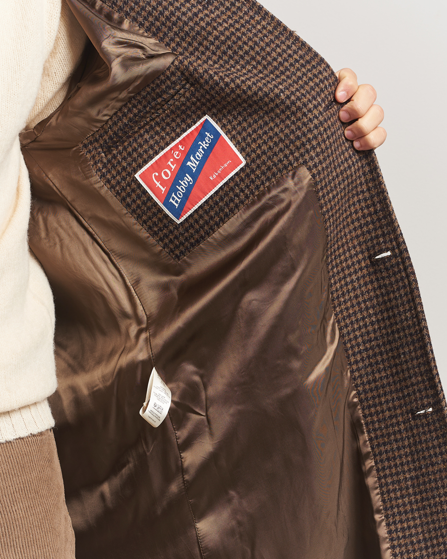 Herren | Jacken | Forét | Pine Wool Coat Brown