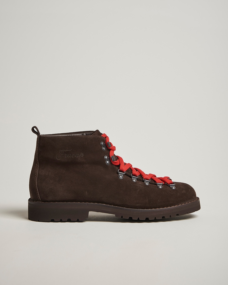 Herren | Boots | Fracap | M120 Suede Boot Dark Brown