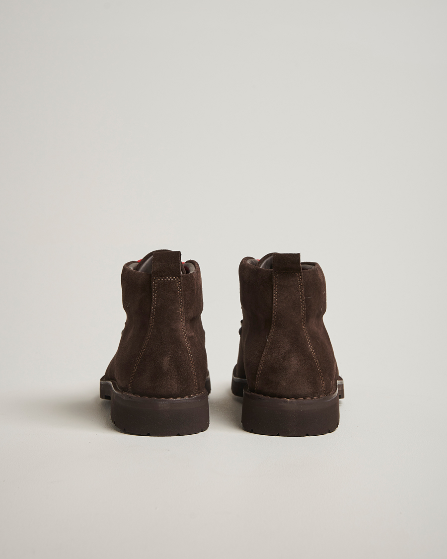 Herren | Boots | Fracap | M120 Suede Boot Dark Brown