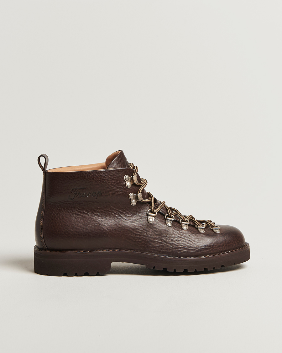 Herren | Fracap M120 Grained Leather Boot Dark Brown | Fracap | M120 Grained Leather Boot Dark Brown
