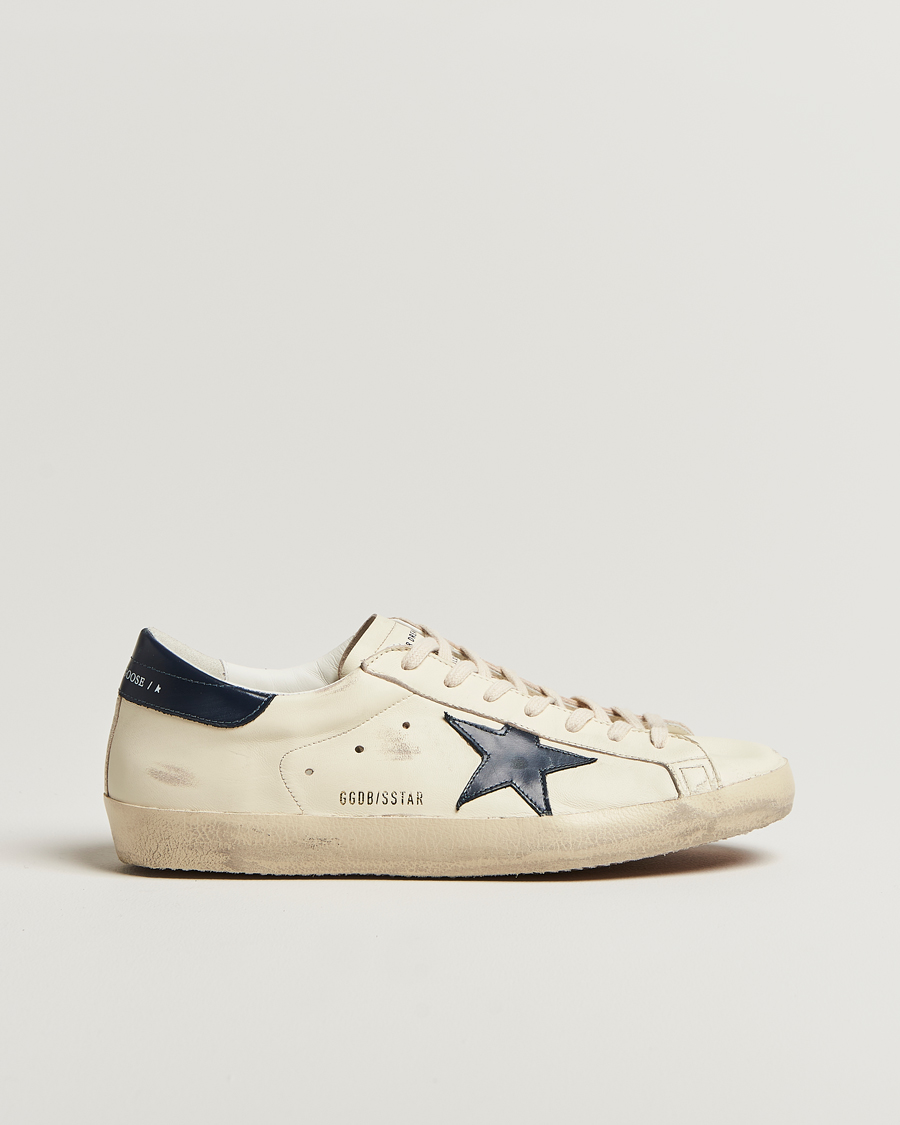 Herren | Sneaker | Golden Goose | Super-Star Sneakers White/Navy