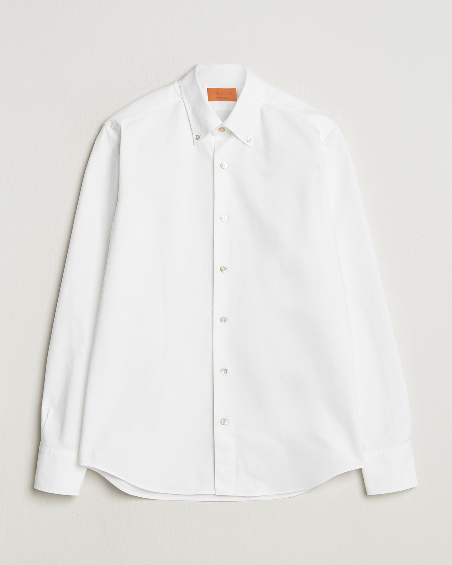 Herren | Hemden | Grigio | Oxford Button Down Shirt White