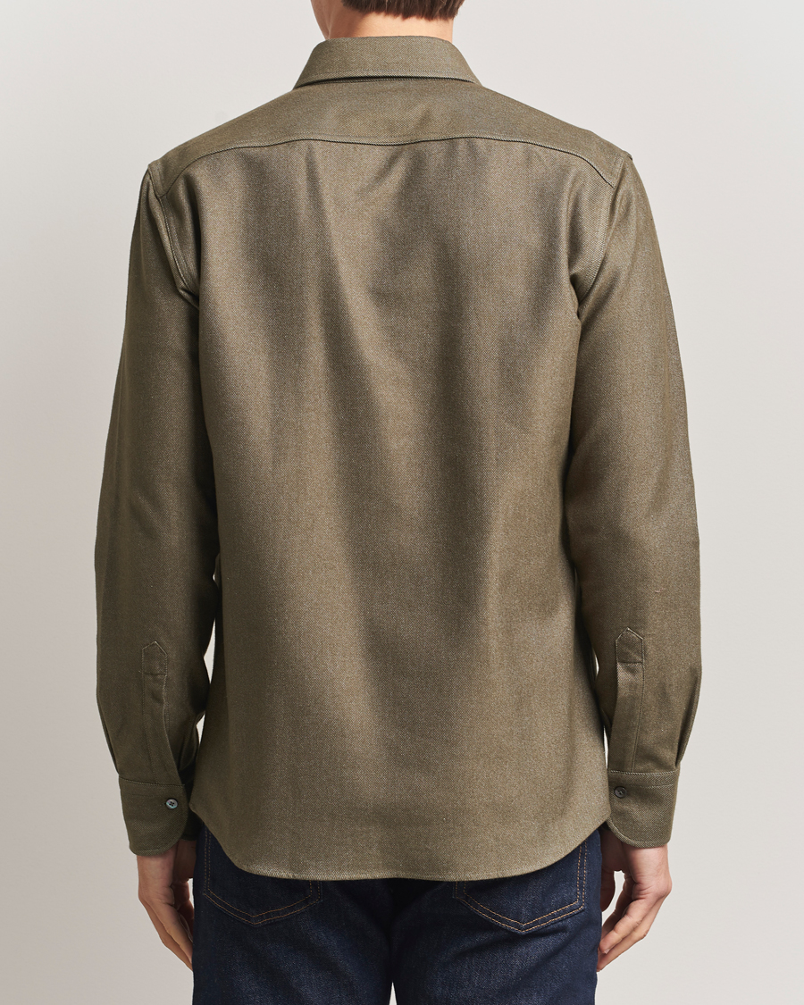 Herren | Hemden | Grigio | Heavy Twill Overshirt Military