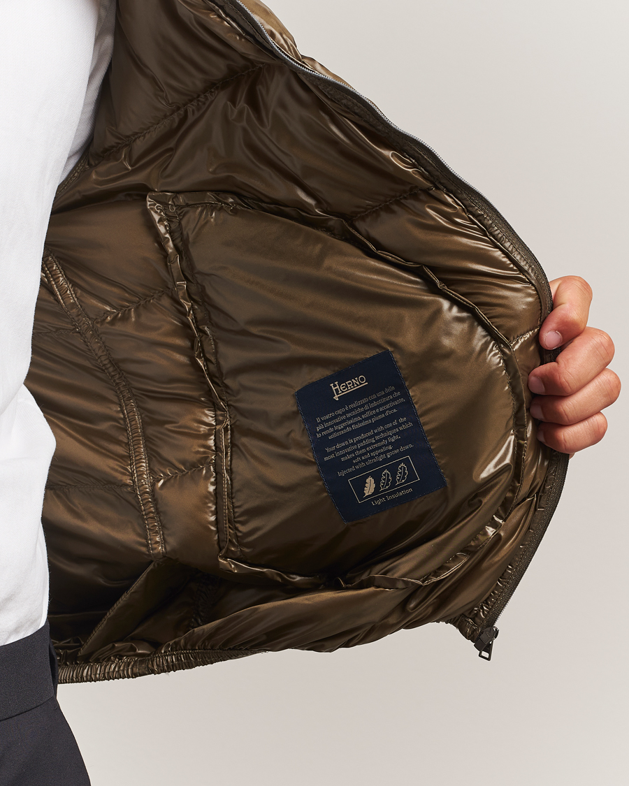 Herren | Jacken | Herno | Piumino Nylon Bomber Military