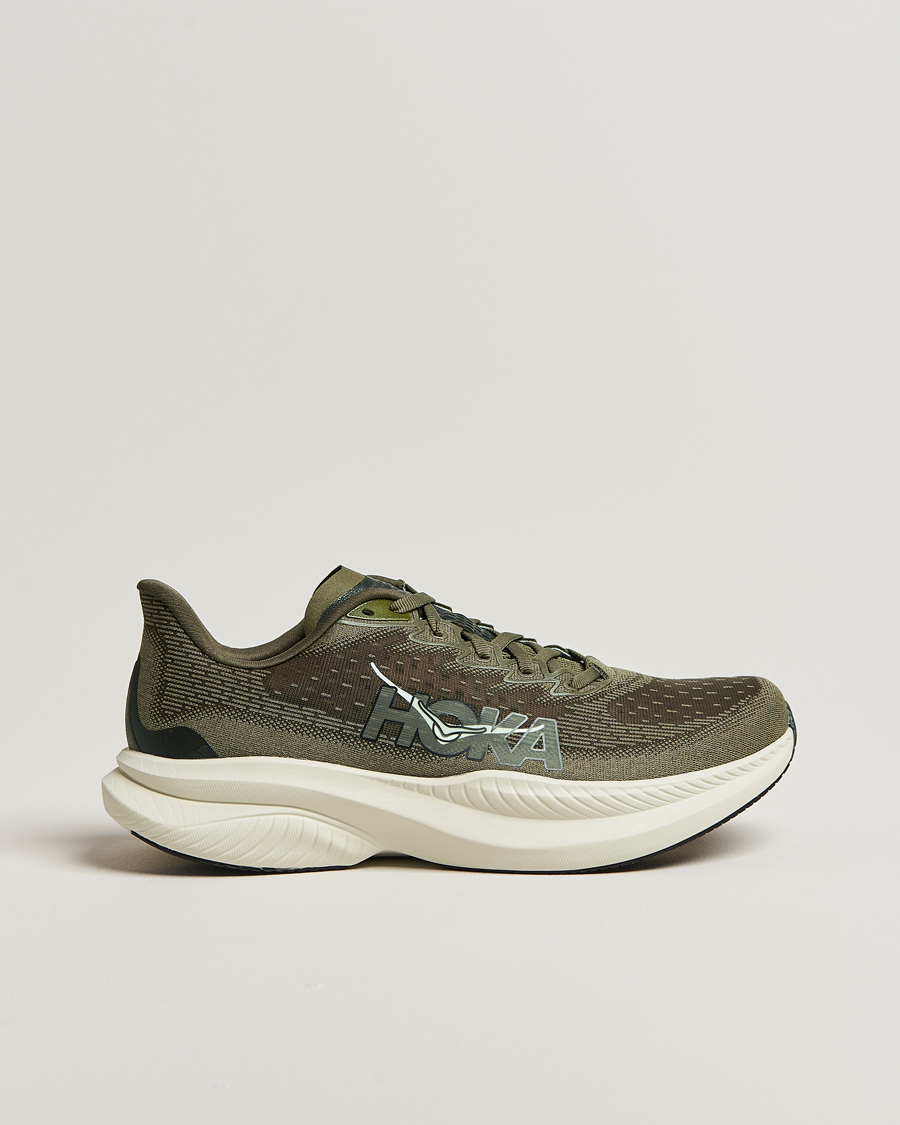 Herren | Runningsneakers | Hoka | One Mach 6 Running Sneakers Antique Olive/Truffle Salt