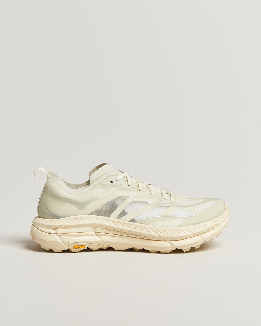 Herren | Trail Sneaker | Hoka | One Mafate Speed 4 Lite Truffle Salt/Vintage Yellow