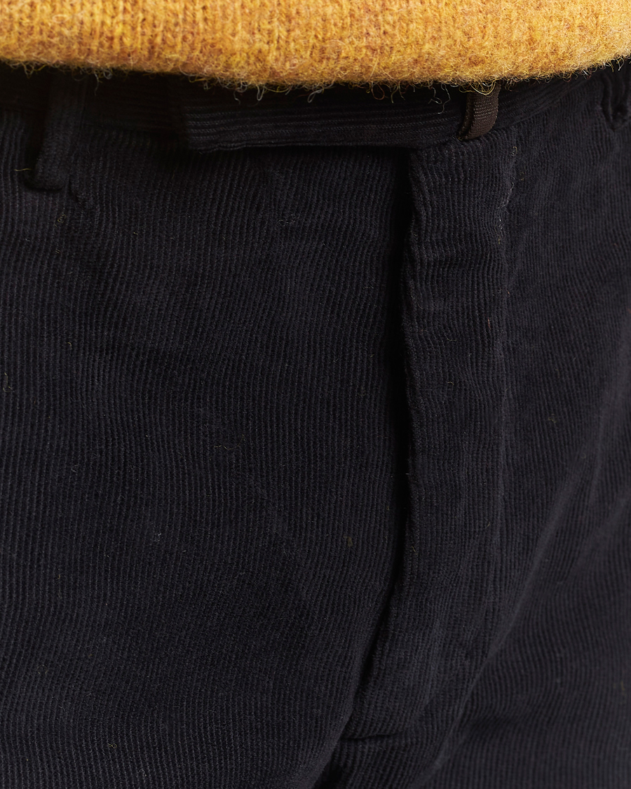 Herren | Hosen | Incotex | Slim Fit Baby Corduroy Trousers Navy