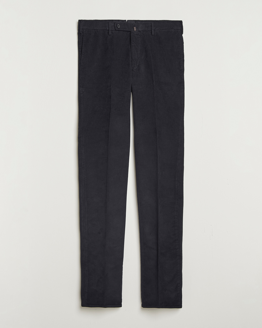 Herren | Hosen | Incotex | Regular Fit Baby Corduroy Trousers Navy