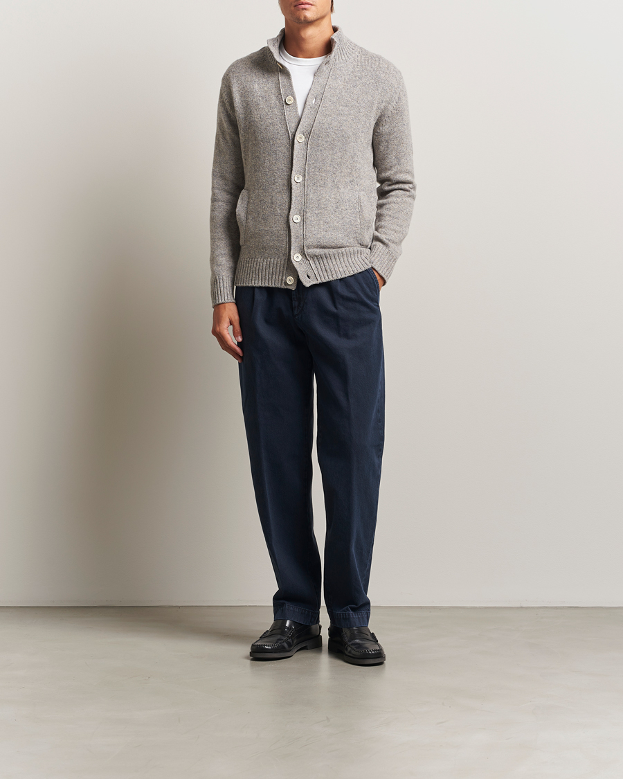 Herren | Hosen | Incotex | Regular Fit Bull Denim Slacks Navy