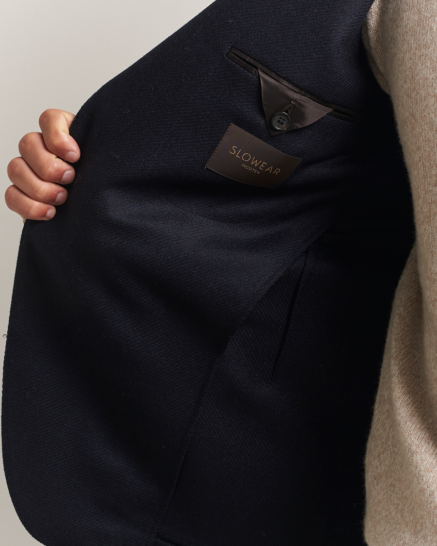 Herren | Sakkos | Incotex | Wool/Cashmere Blazer Navy