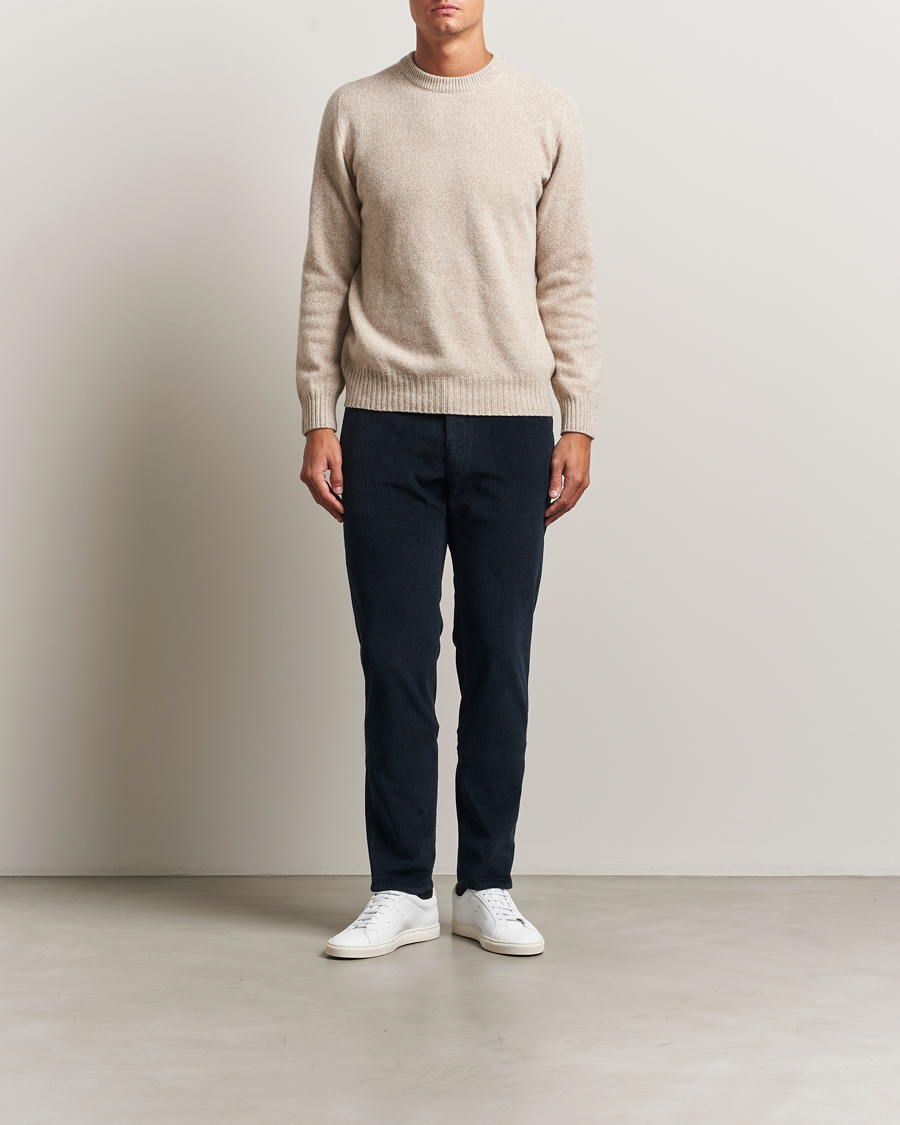 Herren | Hosen | Incotex | Slim Fit Leisure Cord Slacks Navy