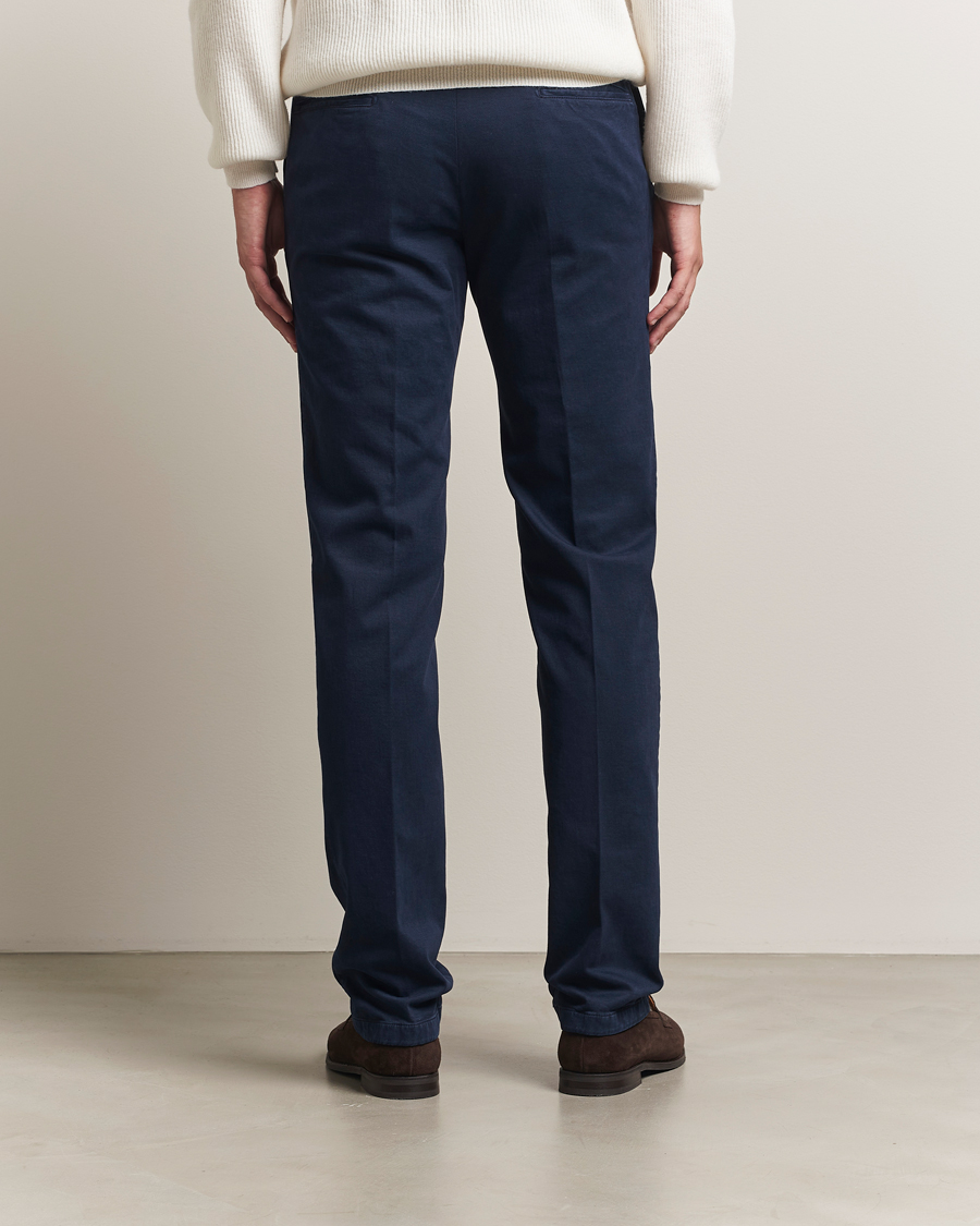 Herren | Hosen | Kiton | Cotton/Cashmere Trousers Navy