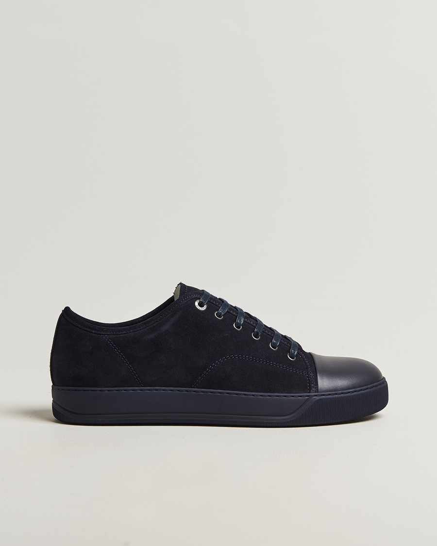 Herren | Sneaker | Lanvin | DBB1 Nappa Cap Toe Sneaker Black/Navy