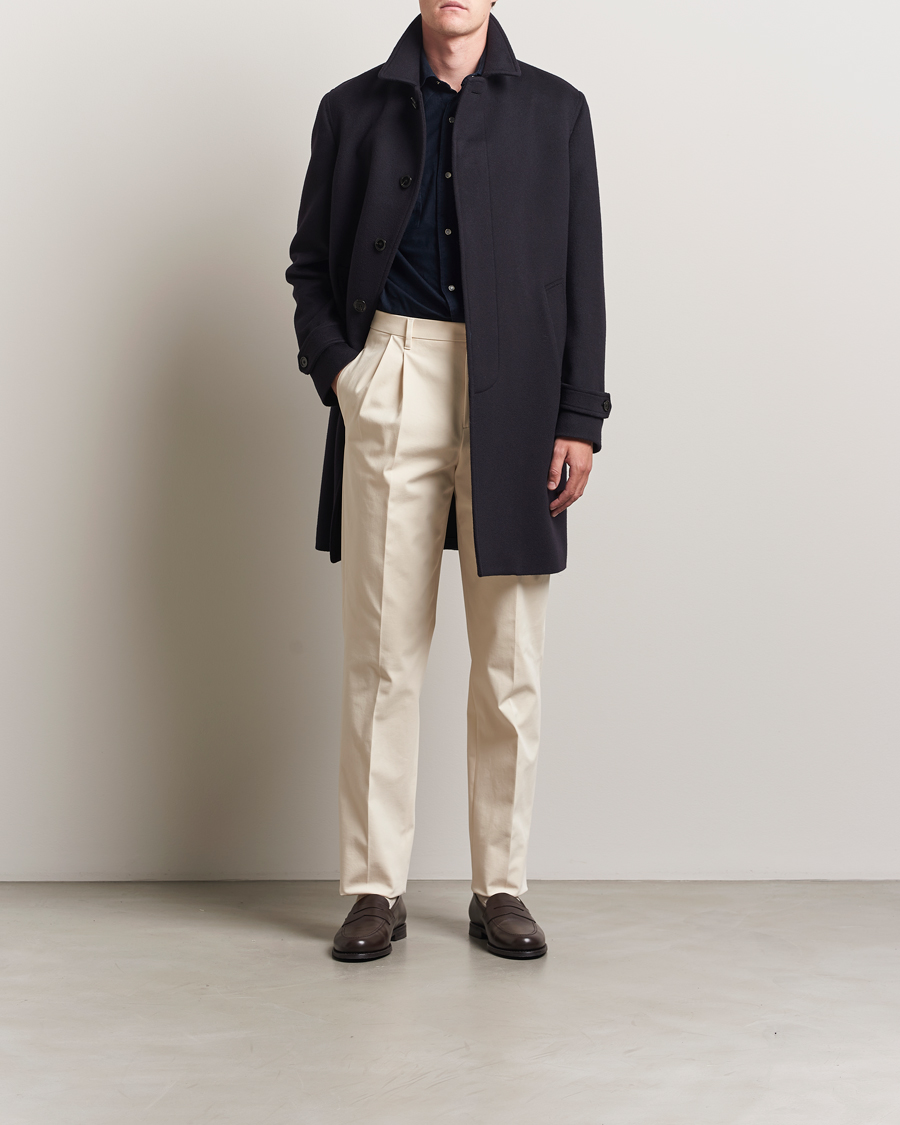 Herren | Jacken | Lardini | Wool Coat Navy