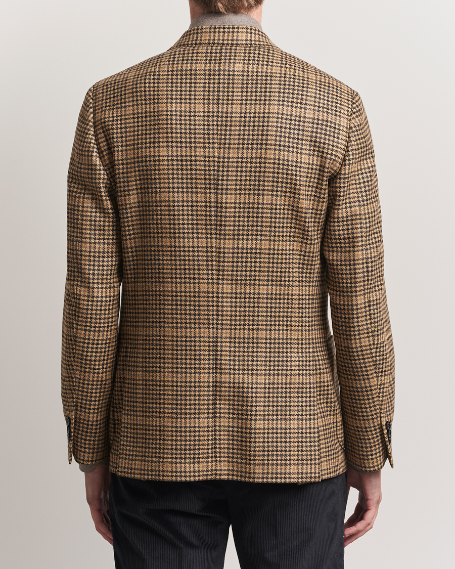 Herren | Sakkos | Lardini | Wool/Cashmere Houndstooth Overcheck Blazer Brown