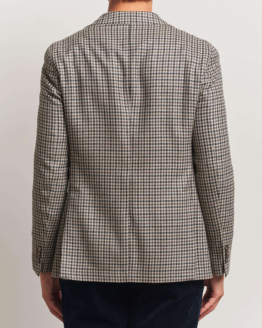 Herren | Sakkos | L.B.M. 1911 | Jack Houndstooth Wool Blazer Brown