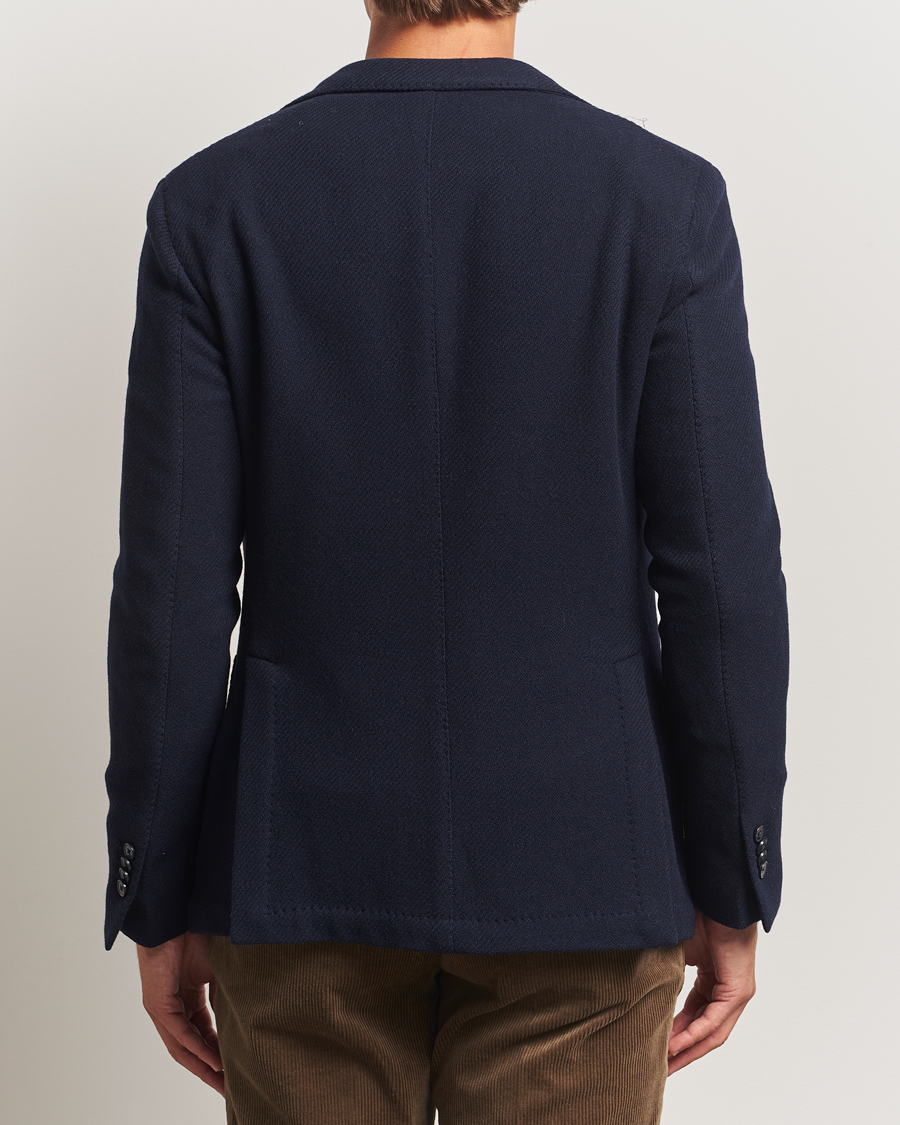 Herren | Sakkos | L.B.M. 1911 | Jack Fly Knitted Wool Blazer Navy