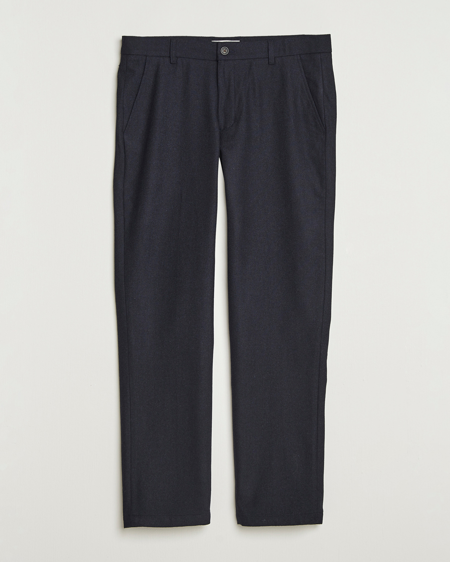 Herren | Hosen | LES DEUX | Como Reg Wool Pants Dark Navy