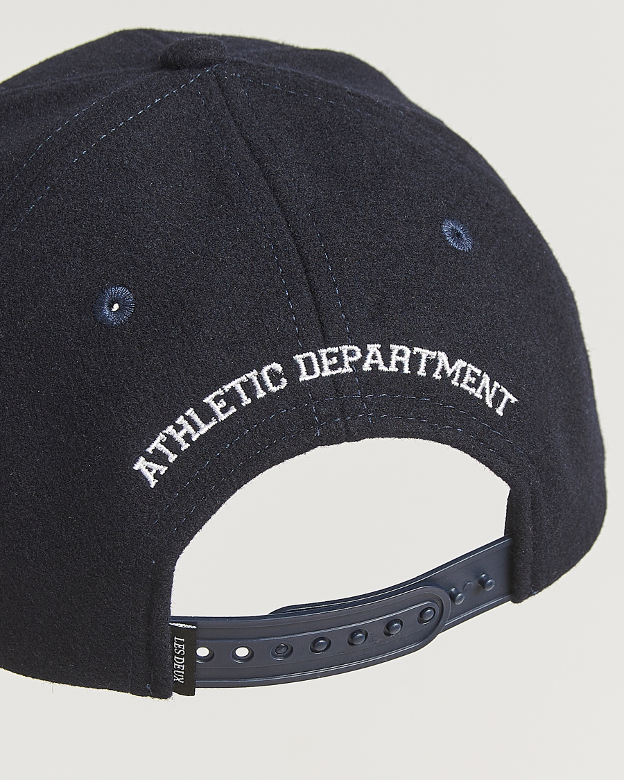 Herren | Hüte & Mützen | LES DEUX | Wool Baseball Cap Dark Navy