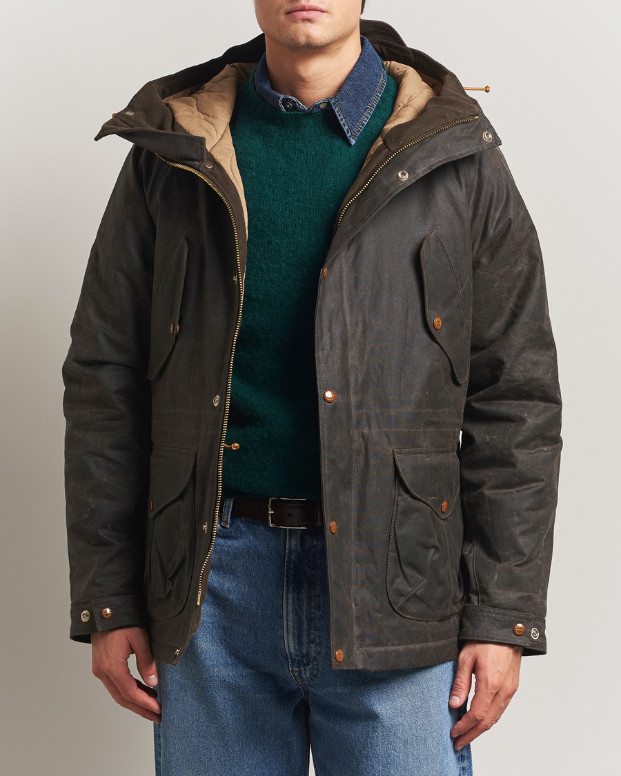 Herren | Jacken | Manifattura Ceccarelli | New Fisherman Parka Chocolate