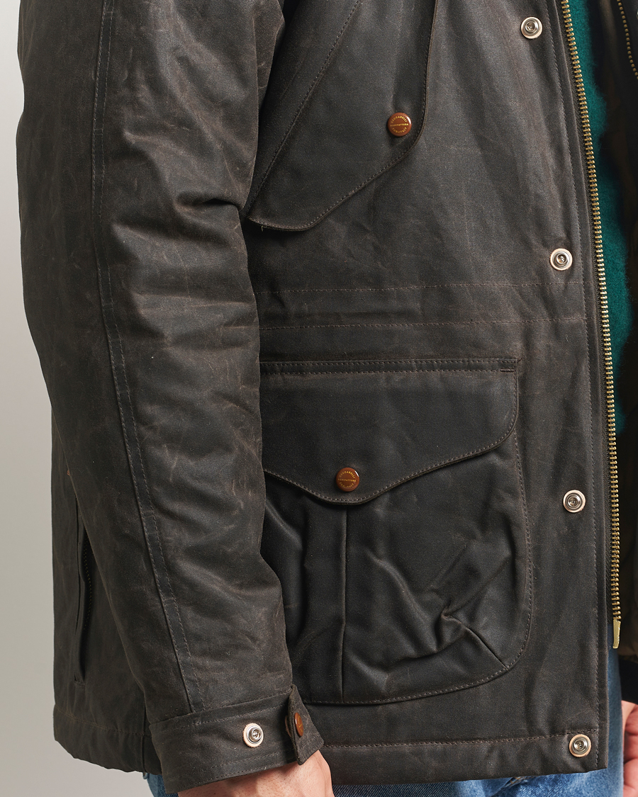 Herren | Jacken | Manifattura Ceccarelli | New Fisherman Parka Chocolate