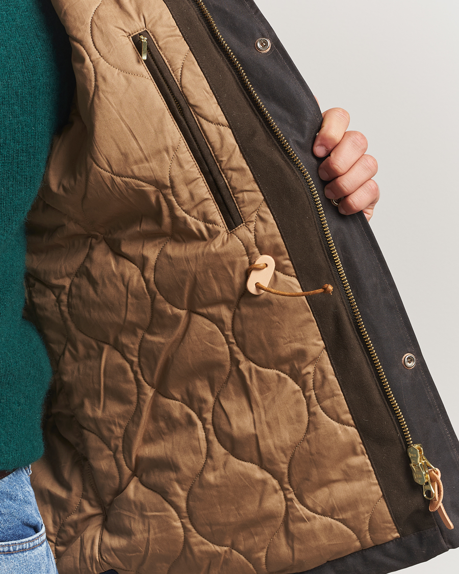 Herren | Jacken | Manifattura Ceccarelli | New Fisherman Parka Chocolate