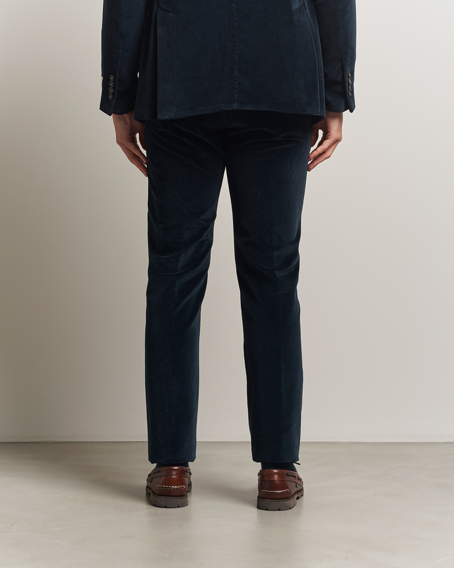 Herren | Hosen | Massimo Alba | Mauko Velvet Trousers Navy